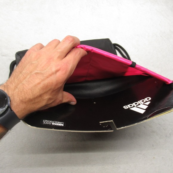 Adidas‎ Alliance II Backpack Womens Pink Drawstring Media Safe Lined Pockets NEW - Picture 7 of 10
